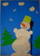  «Снеговик» - в рамках конкурса "Из пушистого снежка я слепил снеговика"