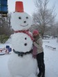 "Огромный снеговик" - в рамках конкурса "Из пушистого снежка я слепил снеговика"