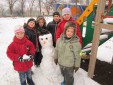 "Наш первый снеговик" - в рамках конкурса "Из пушистого снежка я слепил снеговика"