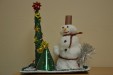 «Новогодний Снеговик» - в рамках конкурса "Из пушистого снежка я слепил снеговика"